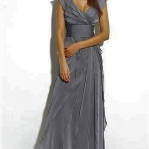 adrianna papell empire waist formal dress